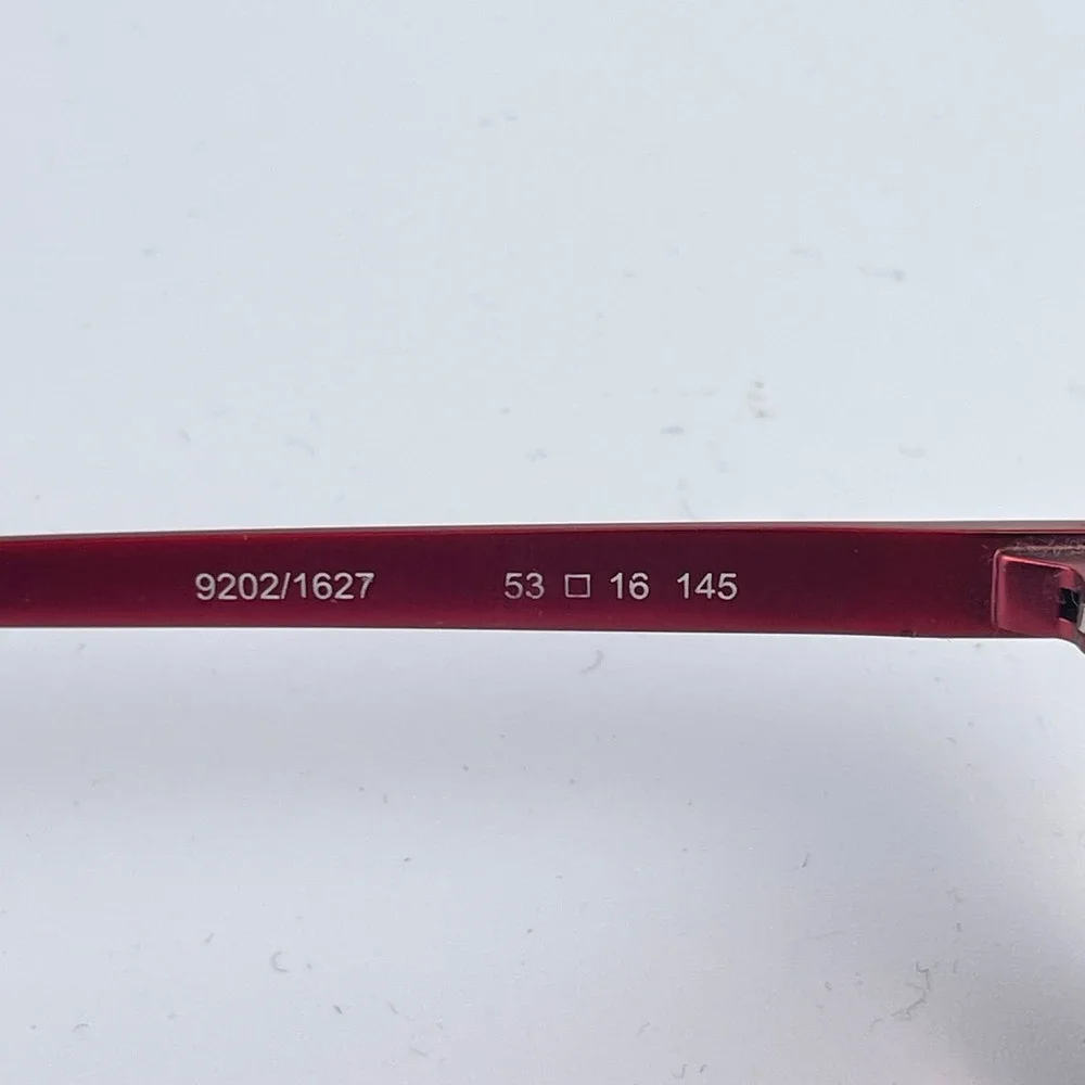 Ogi Evolution 9202 1627 Women Eyeglasses Frame Red Plastic Full Rim 53-16-145 mm